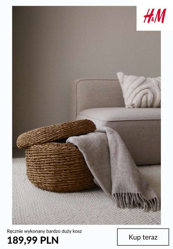 H&M - gazetka promocyjna HOME: przechowywanie od niedzieli 18.01  - strona 7