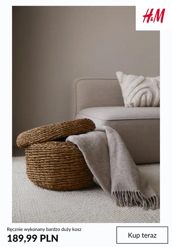 H&M - gazetka promocyjna HOME: przechowywanie od niedzieli 18.01  - strona 7