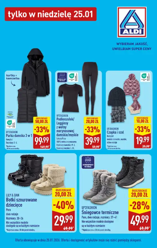 Aldi - gazetka promocyjna Tania niedziela 25.01 w Aldi! od niedzieli 25.01 do niedzieli 25.01 - strona 10