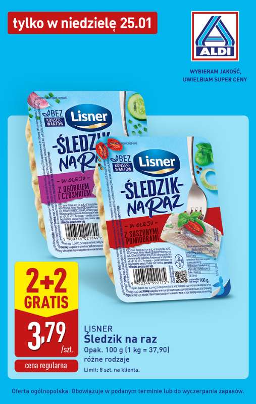 Aldi - gazetka promocyjna Tania niedziela 25.01 w Aldi! od niedzieli 25.01 do niedzieli 25.01 - strona 7
