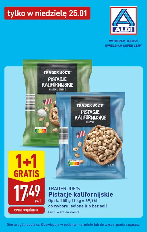 Aldi - gazetka promocyjna Tania niedziela 25.01 w Aldi! od niedzieli 25.01 do niedzieli 25.01 - strona 4