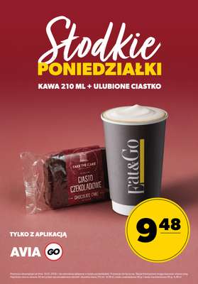 AVIA Stacje Paliw - gazetka promocyjna Słodkie poniedziałki od poniedziałku 19.01 do soboty 28.02