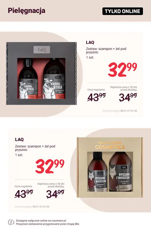 Rossmann - gazetka promocyjna Superokazje na ZESTAWY kosmetyków! od piątku 16.01 do środy 21.01 - strona 8