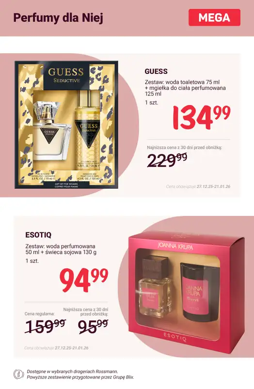 Rossmann - gazetka promocyjna Superokazje na ZESTAWY kosmetyków! od piątku 16.01 do środy 21.01 - strona 4