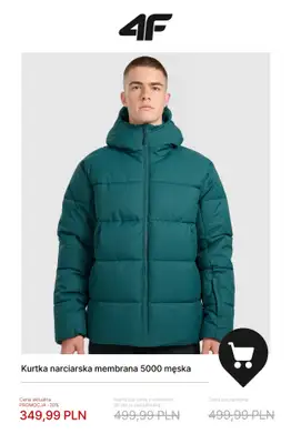 4F - gazetka promocyjna Kolekcja narciarska do -50% od soboty 17.01  - strona 13