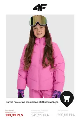 4F - gazetka promocyjna Kolekcja narciarska do -50% od soboty 17.01  - strona 5