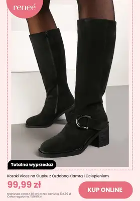 Renee - gazetka promocyjna Kozaki na WYPRZEDAŻY od piątku 16.01  - strona 4