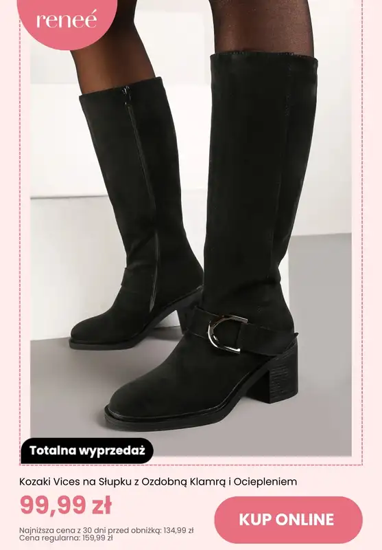 Renee - gazetka promocyjna Kozaki na WYPRZEDAŻY od piątku 16.01  - strona 4