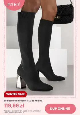 Renee - gazetka promocyjna Kozaki na WYPRZEDAŻY od piątku 16.01  - strona 9
