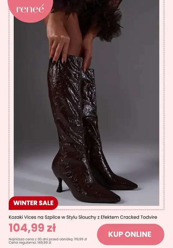 Renee - gazetka promocyjna Kozaki na WYPRZEDAŻY od piątku 16.01  - strona 6