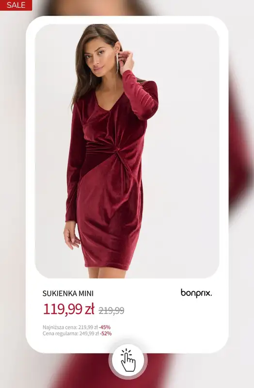 bonprix - gazetka promocyjna Eleganckie sukienki - już od 59,99 zł od piątku 16.01 do czwartku 22.01 - strona 12