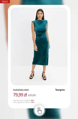 bonprix - gazetka promocyjna Eleganckie sukienki - już od 59,99 zł od piątku 16.01 do czwartku 22.01 - strona 15