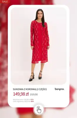 bonprix - gazetka promocyjna Eleganckie sukienki - już od 59,99 zł od piątku 16.01 do czwartku 22.01 - strona 17