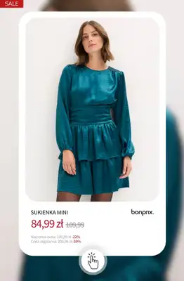 bonprix - gazetka promocyjna Eleganckie sukienki - już od 59,99 zł od piątku 16.01 do czwartku 22.01 - strona 8