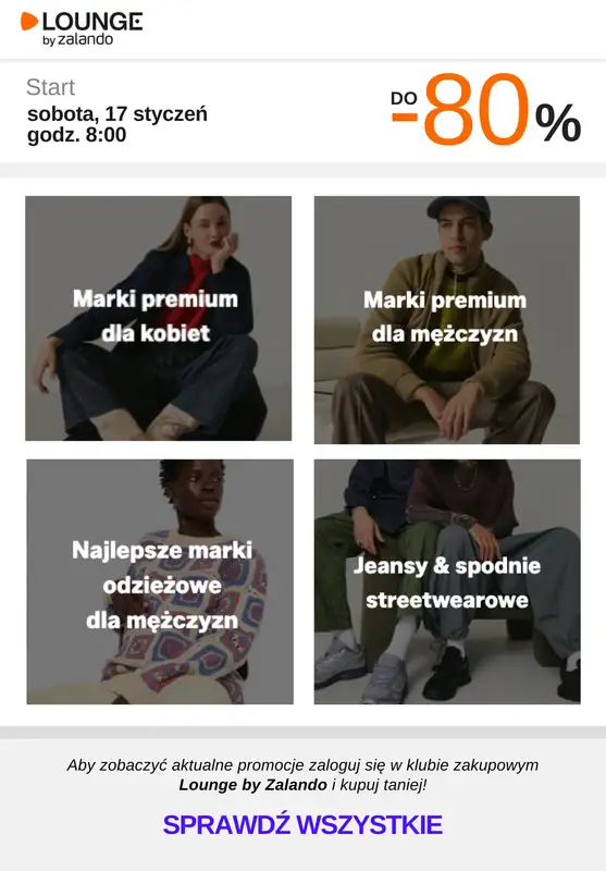 Lounge by Zalando - gazetka promocyjna Do -80% promocje na wybrane marki na WEEKEND! od soboty 17.01 do niedzieli 18.01 - strona 5
