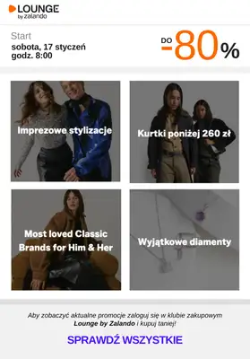 Lounge by Zalando - gazetka promocyjna Do -80% promocje na wybrane marki na WEEKEND! od soboty 17.01 do niedzieli 18.01 - strona 8