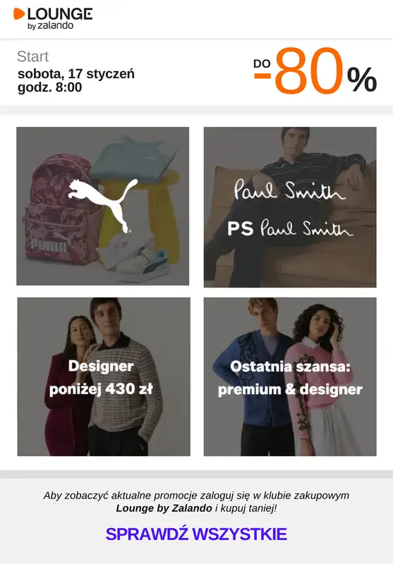 Lounge by Zalando - gazetka promocyjna Do -80% promocje na wybrane marki na WEEKEND! od soboty 17.01 do niedzieli 18.01 - strona 7