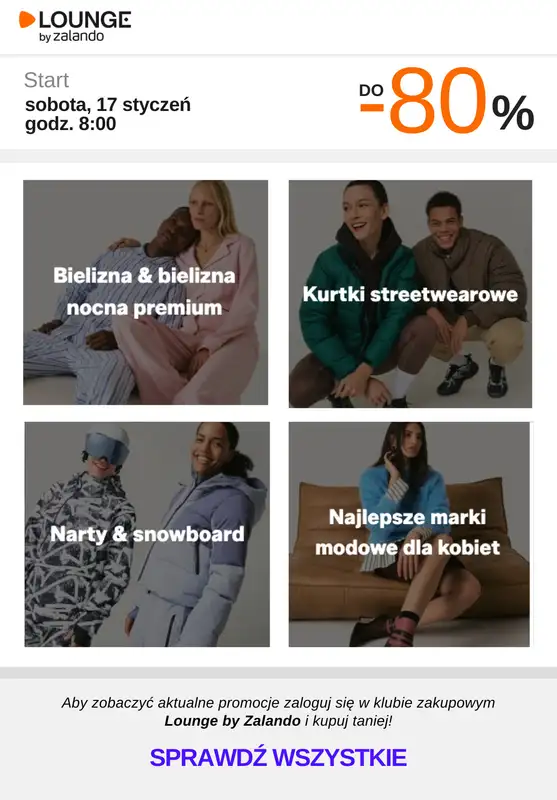 Lounge by Zalando - gazetka promocyjna Do -80% promocje na wybrane marki na WEEKEND! od soboty 17.01 do niedzieli 18.01 - strona 6