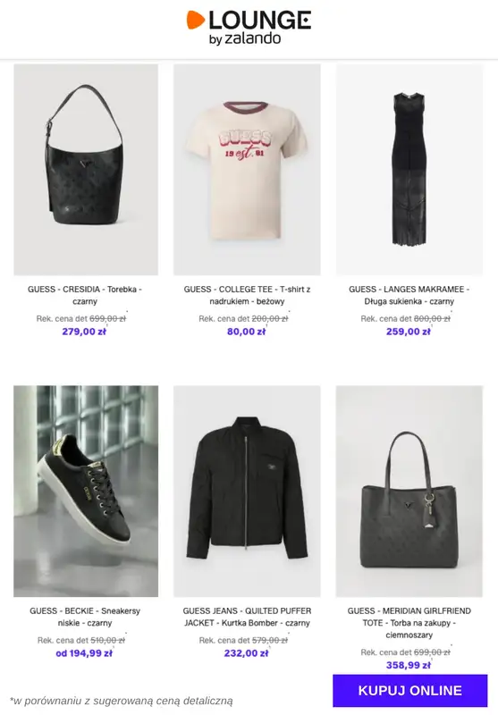 Lounge by Zalando - gazetka promocyjna Do -79% Guess od piątku 16.01 do poniedziałku 19.01 - strona 5