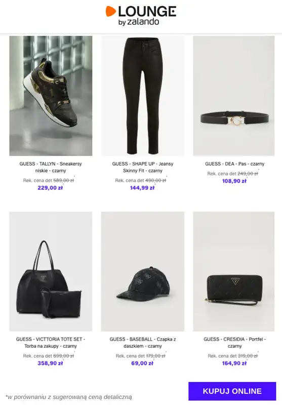 Lounge by Zalando - gazetka promocyjna Do -79% Guess od piątku 16.01 do poniedziałku 19.01 - strona 2