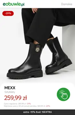 eobuwie.pl - gazetka promocyjna Ocieplane botki i sztyblety damskie – SALE od piątku 16.01 do niedzieli 18.01 - strona 8