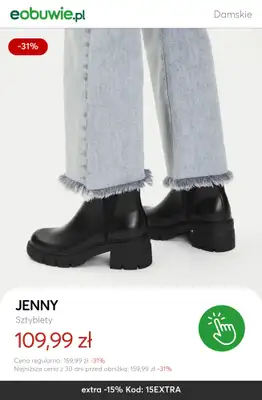 eobuwie.pl - gazetka promocyjna Ocieplane botki i sztyblety damskie – SALE od piątku 16.01 do niedzieli 18.01 - strona 9
