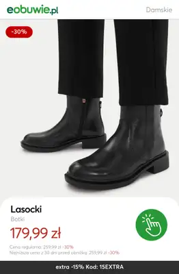 eobuwie.pl - gazetka promocyjna Ocieplane botki i sztyblety damskie – SALE od piątku 16.01 do niedzieli 18.01 - strona 7