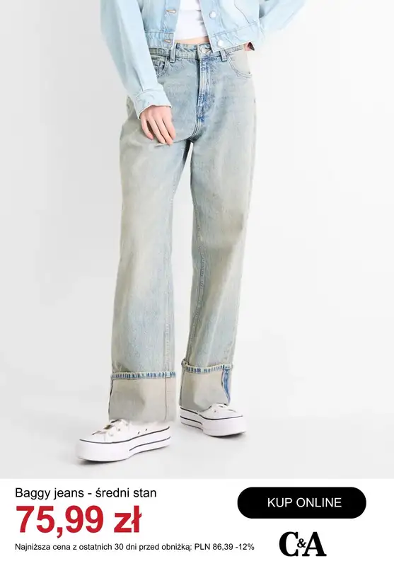 C&A - gazetka promocyjna Jeansy damskie z wyprzedaży od piątku 16.01  - strona 5
