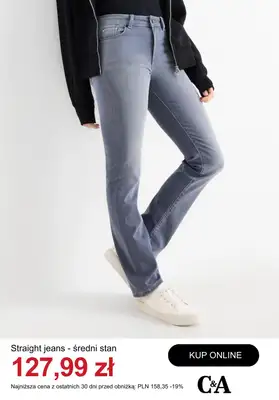 C&A - gazetka promocyjna Jeansy damskie z wyprzedaży od piątku 16.01  - strona 8
