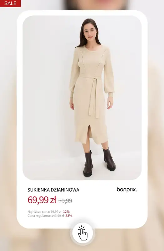 bonprix - gazetka promocyjna Dzianina do -50% od soboty 17.01 do piątku 23.01 - strona 3