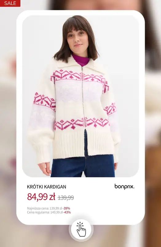 bonprix - gazetka promocyjna Dzianina do -50% od soboty 17.01 do piątku 23.01 - strona 16