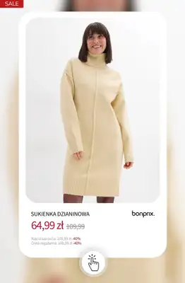 bonprix - gazetka promocyjna Dzianina do -50% od soboty 17.01 do piątku 23.01 - strona 9