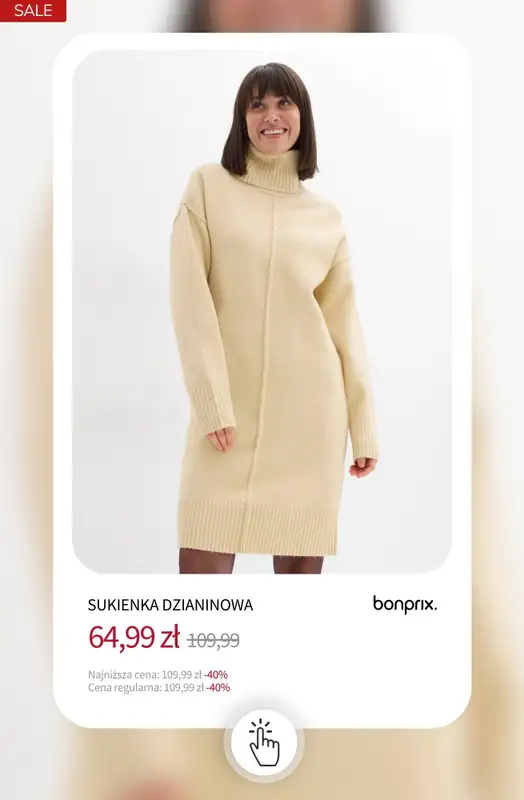 bonprix - gazetka promocyjna Dzianina do -50% od soboty 17.01 do piątku 23.01 - strona 9