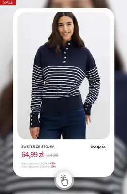 bonprix - gazetka promocyjna Dzianina do -50% od soboty 17.01 do piątku 23.01 - strona 18