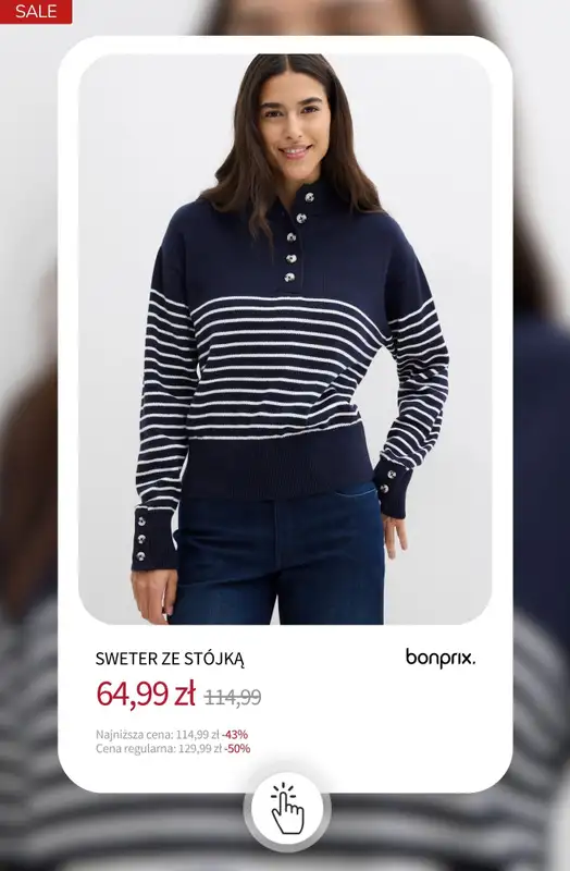 bonprix - gazetka promocyjna Dzianina do -50% od soboty 17.01 do piątku 23.01 - strona 18