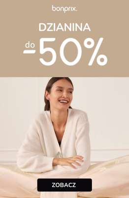 bonprix - gazetka promocyjna Dzianina do -50% od soboty 17.01 do piątku 23.01
