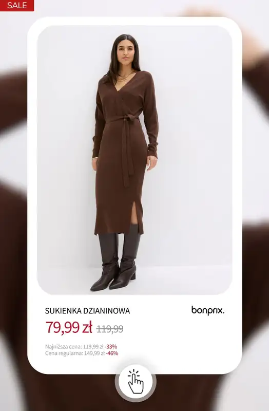 bonprix - gazetka promocyjna Dzianina do -50% od soboty 17.01 do piątku 23.01 - strona 13