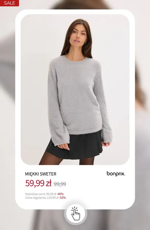 bonprix - gazetka promocyjna Dzianina do -50% od soboty 17.01 do piątku 23.01 - strona 21