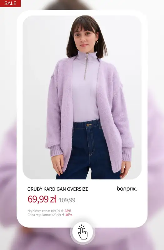 bonprix - gazetka promocyjna Dzianina do -50% od soboty 17.01 do piątku 23.01 - strona 19