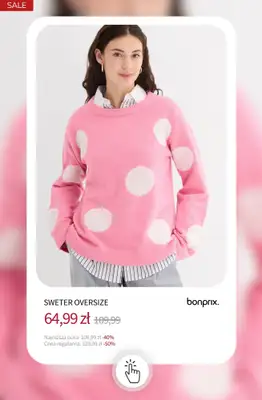 bonprix - gazetka promocyjna Dzianina do -50% od soboty 17.01 do piątku 23.01 - strona 11