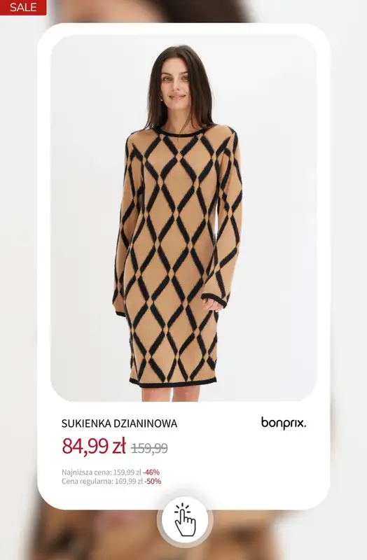 bonprix - gazetka promocyjna Dzianina do -50% od soboty 17.01 do piątku 23.01 - strona 8