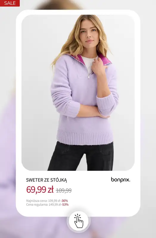 bonprix - gazetka promocyjna Dzianina do -50% od soboty 17.01 do piątku 23.01 - strona 20