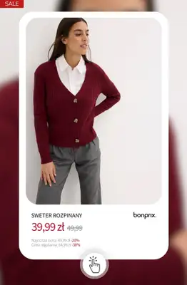 bonprix - gazetka promocyjna Dzianina do -50% od soboty 17.01 do piątku 23.01 - strona 15