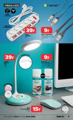 Netto - gazetka promocyjna Gazetka Non Food od czwartku 22.01 do środy 28.01 - strona 5