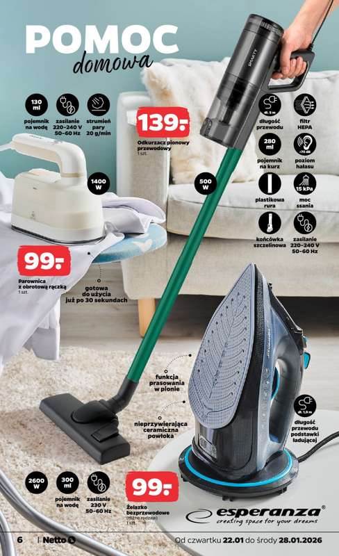 Netto - gazetka promocyjna Gazetka Non Food od czwartku 22.01 do środy 28.01 - strona 6