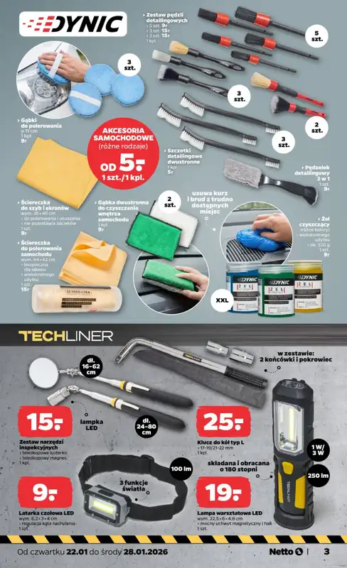 Netto - gazetka promocyjna Gazetka Non Food od czwartku 22.01 do środy 28.01 - strona 3