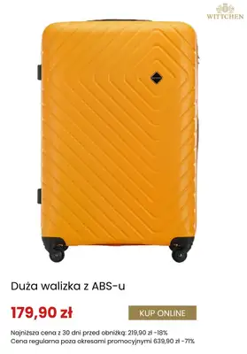 BEST SALE - gazetka promocyjna Wittchen | Do -30% na walizki od piątku 16.01  - strona 5