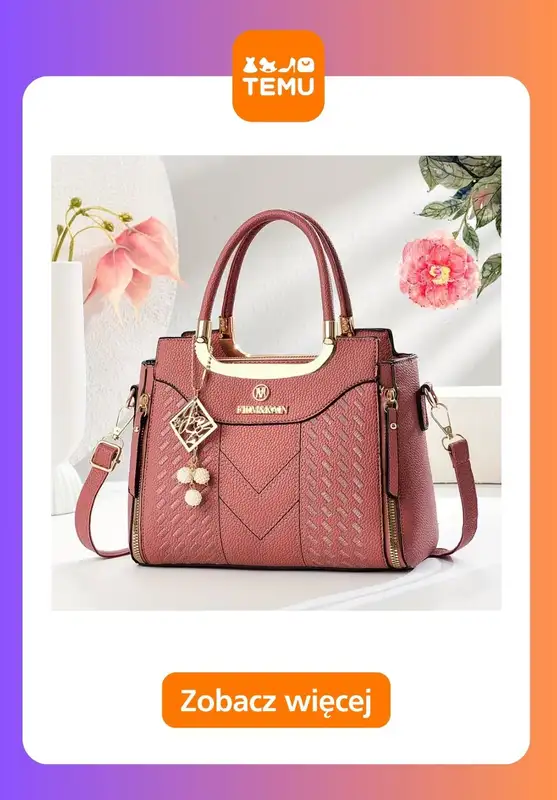 Temu - gazetka promocyjna Torebki damskie od piątku 16.01  - strona 2