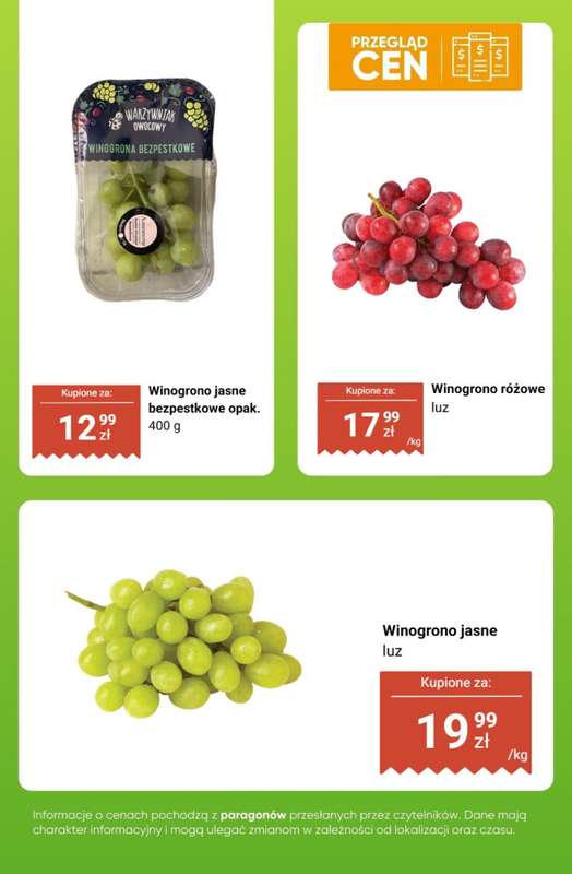 Biedronka - gazetka promocyjna Owoce i warzywa  - przegląd cen od poniedziałku 19.01 do soboty 24.01 - strona 12
