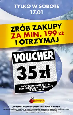 Biedronka - gazetka promocyjna Najtańsza sobota od soboty 17.01 do soboty 17.01 - strona 2